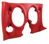 401130PR Lower Dash Pad Pair, 1968-1968 Chevy Corvette, Red - image 2