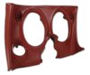 401138PR Lower Dash Pad Pair, 1968-1968 Chevy Corvette, Dark Orange - image 2