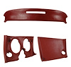 401138ST Upper & Lower Dash Pad Set, 1968-1968 Chevy Corvette, Dark Orange - image 1