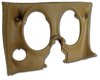 401156PR Lower Dash Pad Pair, 1968-1968 Chevy Corvette, Saddle - image 2