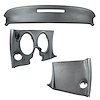 401163ST Upper & Lower Dash Pad Set, 1968-1968 Chevy Corvette, Gunmetal - image 1