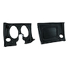 401314PR Lower Dash Pad Pair, 1969 Chevy Corvette, Green - image 1