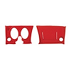 401330PR Lower Dash Pad Pair, 1969 Chevy Corvette, Red - image 1