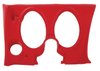 401330PR Lower Dash Pad Pair, 1969 Chevy Corvette, Red - image 2