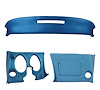 401341ST Upper & Lower Dash Pad Set, 1969 Chevy Corvette, Bright Blue - image 1