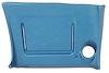 401441 Lower Dash Pad, 1969 Chevy Corvette, Bright Blue, Right/Passenger - image 1
