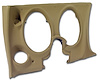 401515 Lower Dash Pad, 1970-1970 Chevy Corvette, Light Saddle, Left/Driver - image 1