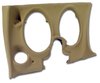 401515PR Lower Dash Pad Pair, 1970-1970 Chevy Corvette, Light Saddle - image 2