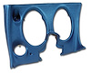 401541 Lower Dash Pad, 1970-1970 Chevy Corvette, Bright Blue, Left/Driver - image 1