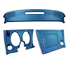 401541ST Upper & Lower Dash Pad Set, 1970-1970 Chevy Corvette, Bright Blue - image 1