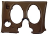 401553 Lower Dash Pad, 1970-1970 Chevy Corvette, Dark Saddle, Left/Driver - image 1
