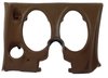 401553PR Lower Dash Pad Pair, 1970-1970 Chevy Corvette, Dark Saddle - image 2