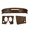 401553ST Upper & Lower Dash Pad Set, 1970-1970 Chevy Corvette, Dark Saddle - image 1