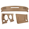 401715ST Upper & Lower Dash Pad Set, 1971-1972 Chevy Corvette, Light Saddle - image 1
