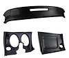 401720ST Upper & Lower Dash Pad Set, 1971-1976 Chevy Corvette, Black - image 1