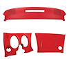 401730ST Upper & Lower Dash Pad Set, 1971-1972 Chevy Corvette, Red - image 1