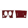 401731PR Lower Dash Pad Pair, 1973-1975 Chevy Corvette, Oxblood - image 1