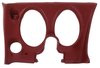 401731ST Upper & Lower Dash Pad Set, 1973-1975 Chevy Corvette, Oxblood - image 3