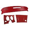 401734ST Upper & Lower Dash Pad Set, 1976-1976 Chevy Corvette, Firethorn - image 1