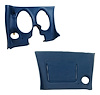 401747PR Lower Dash Pad Pair, 1971-1972 Chevy Corvette, Royal Blue - image 1