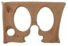 401751ST Upper & Lower Dash Pad Set, 1973-1975 Chevy Corvette, Medium Saddle - image 3
