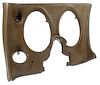 401753 Lower Dash Pad, 1971-1972 Chevy Corvette, Dark Saddle, Left/Driver - image 1