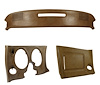 401753ST Upper & Lower Dash Pad Set, 1971-1972 Chevy Corvette, Dark Saddle - image 1