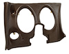 401755 Lower Dash Pad, 1976-1976 Chevy Corvette, Dark Brown, Left/Driver - image 1