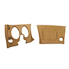 401757PR Lower Dash Pad Pair, 1976-1976 Chevy Corvette, Buckskin - image 1