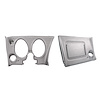 401761PR Lower Dash Pad Pair, 1974-1975 Chevy Corvette, Silver - image 1