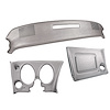 401761ST Upper & Lower Dash Pad Set, 1974-1975 Chevy Corvette, Silver - image 1