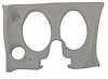 401767 Lower Dash Pad, 1976-1976 Chevy Corvette, Smoke, Left/Driver - image 1