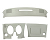 401767ST Upper & Lower Dash Pad Set, 1976-1976 Chevy Corvette, Smoke - image 1
