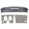 4017A2ST Upper & Lower Dash Pad Set, 1976-1976 Chevy Corvette, Dark Smoke - image 1