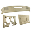 401816ST Upper & Lower Dash Pad Set, 1974-1975 Chevy Corvette, Neutral, w/Lower A/C Vent Cutout - image 1