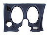 401843 Lower Dash Pad, 1974-1975 Chevy Corvette, Dark Blue, Left/Driver, w/Lower A/C Vent Cutout - image 1