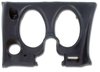 401843PR Lower Dash Pad Pair, 1974-1975 Chevy Corvette, Dark Blue, w/Lower AC Vent Cutout - image 2