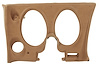 401851 Lower Dash Pad, 1974-1975 Chevy Corvette, Medium Saddle, Left/Driver, w/Lower A/C Vent Cutout - image 1