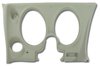 401867PR Lower Dash Pad Pair, 1976-1976 Chevy Corvette, Smoke, w/Lower AC Vent Cutout - image 2
