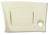 401876PR Lower Dash Pad Pair, 1976-1976 Chevy Corvette, White, w/Lower AC Vent Cutout - image 3