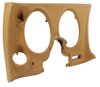 4018B2ST Upper & Lower Dash Pad Set, 1976-1976 Chevy Corvette, Dark Buckskin, w/Lower A/C Vent Cutout - image 3