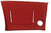 401934 Lower Dash Pad, 1976-1976 Chevy Corvette, Firethorn, Right/Passenger - image 1