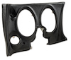 402020 Lower Dash Pad, 1977-1977 Chevy Corvette, Black, Left/Driver - image 1