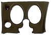402055 Lower Dash Pad, 1977-1977 Chevy Corvette, Dark Brown, Left/Driver - image 1