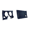 402145PR Lower Dash Pad Pair, 1977-1977 Chevy Corvette, Dark Blue, w/Lower AC Vent Cutout - image 1