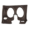 402155 Lower Dash Pad, 1977-1977 Chevy Corvette, Dark Brown, Left/Driver, w/Lower A/C Vent Cutout - image 1