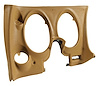 402157 Lower Dash Pad, 1977-1977 Chevy Corvette, Buckskin, Left/Driver, w/Lower A/C Vent Cutout - image 1