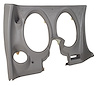 402167 Lower Dash Pad, 1977-1977 Chevy Corvette, Smoke, Left/Driver, w/Lower A/C Vent Cutout - image 1