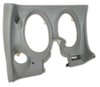 402167PR Lower Dash Pad Pair, 1977-1977 Chevy Corvette, Smoke, w/Lower AC Vent Cutout - image 2
