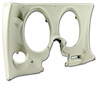 402176 Lower Dash Pad, 1977-1977 Chevy Corvette, White, Left/Driver, w/Lower A/C Vent Cutout - image 1